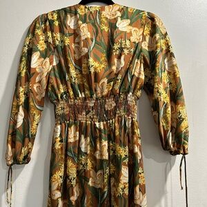 Krisa silk midi dress
